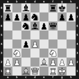 1947 Chigorin Memorial – Round 1 – Gligorić, Svetozar – 1/2-1/2 – Bondarevsky, Igor – G70