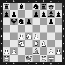 1947 GBR Ch 34. Premier – Round 2 – Bruce, Ronald MacKay – 0-1 – Znosko-Borovsky, Eugene – G6