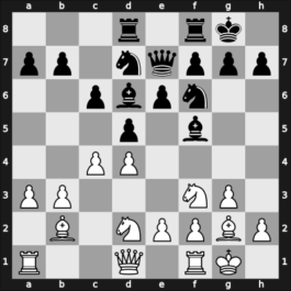 1947 GBR Ch 34th – Round 5 – Golombek, Harry – 0-1 – Milner Barry, Philip – G20