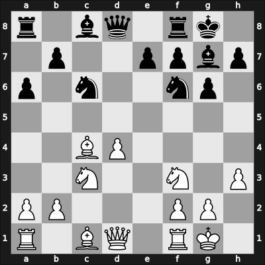 1947 HUN-AUT tt – Round 2 – Hofmann, Edein – 1/2-1/2 – Barcza, Gedeon – G12