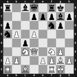 1947 Helsinki – Round 1 – Barda, Olaf – 1/2-1/2 – Kinnmark, Ove – G16