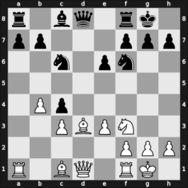 1947 Hilversum – Round 4 – De Jong, Theodoor – 0-1 – Euwe, Max – G6