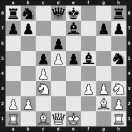 1947 Hilversum zt – Round 4 – Van Scheltinga, Theo – 1-0 – Rossolimo, Nicolas – G11