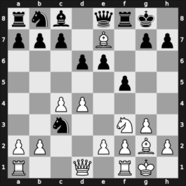 1947 Hilversum zt – Round 1 – Rossolimo, Nicolas – 0-1 – Pachman, Ludek – G14