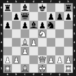 1947 Hungary – Round 1 – Ban, Jeno – 1/2-1/2 – Füster, Géza – G24
