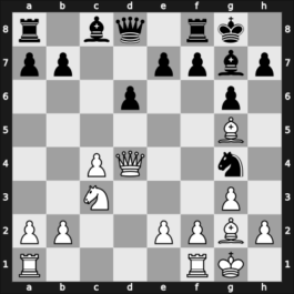 1947 Hungary – Round 5 – Gereben, Erno – 1-0 – Gecsei, Istvan – G35