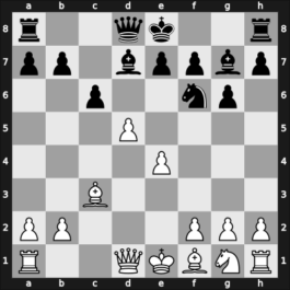 1947 Leningrad ch-URS – Round 3 – Kan, Ilya A – 0-1 – Dubinin, Peter – G54
