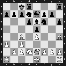 1947 Leningrad ch-URS – Round 5 – Klaman, Konstantin Mikhailovich – 0-1 – Lilienthal, Andor – G68