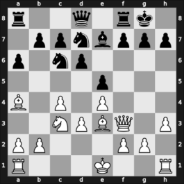 1947 Leningrad ch-URS – Round 5 – Goldenov, Boris P – 1/2-1/2 – Yudovich, Mikhail M – G69