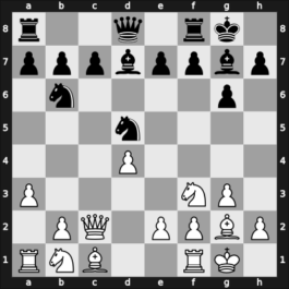 1947 Leningrad ch-URS – Round 8 – Bronstein, David I – 1-0 – Klaman, Konstantin Mikhailovich – G90