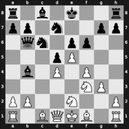 1947 Leningrad ch-URS – Round 11 – Dubinin, Peter – 1-0 – Alatortsev, Vladimir N. – G113