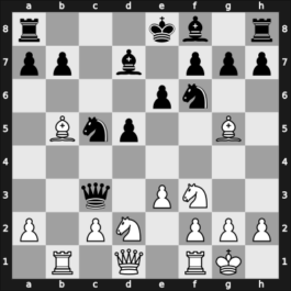 1947 Leningrad ch-URS – Round 15 – Kan, Ilya A – 1/2-1/2 – Goldenov, Boris P – G141