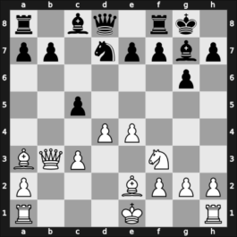 1947 Lueneburg – Round 1 – Bogoljubow, Efim – 1/2-1/2 – Saemisch, Friedrich – G1