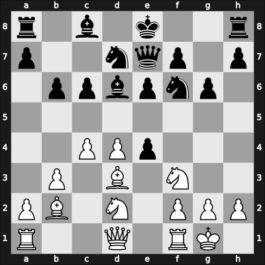 1947 Lueneburg – Round 14 – Saemisch, Friedrich – 1-0 – Kuppe, Wilhelm – G14