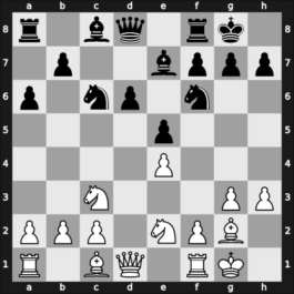 1947 Mar del Plata – Round 3 – Bolbochan, J. – 1/2-1/2 – Stahlberg, Gideon – G32