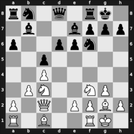 1947 Mar del Plata – Round 4 – Najdorf, Miguel – 1-0 – Marini, Luis – G39