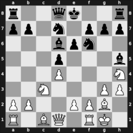 1947 Mar del Plata – Round 4 – Iliesco, Juan – 0-1 – Euwe, Max – G41