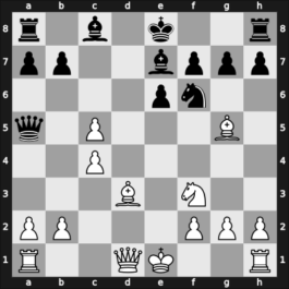 1947 Mar del Plata – Round 7 – Maderna, Carlos – 1/2-1/2 – Najdorf, Miguel – G62