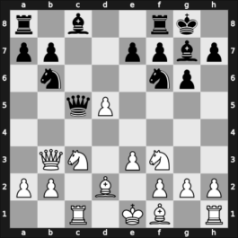 1947 Mar del Plata – Round 8 – Sanguinetti, Ricardo – 1/2-1/2 – Rossetto, Hector – G71