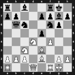 1947 Moscow – Round 1 – Magergut, Alexander Zinovievich – 0-1 – Aronin, Lev – G20