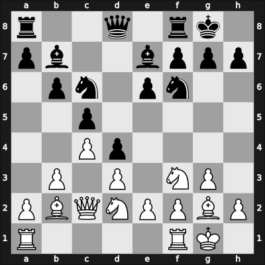 1947 Moscow – Round 1 – Zagoriansky, Evgeny – 0-1 – Veresov, Gavriil – G30