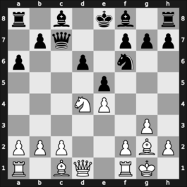 1947 Moscow Ch – Round 1 – Ravinsky, Grigory – 1-0 – Bogatyrev, O – G16