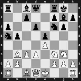 1947 Moscow Ch – Round 1 – Bronstein, David I – 1/2-1/2 – Ravinsky, Grigory – G29