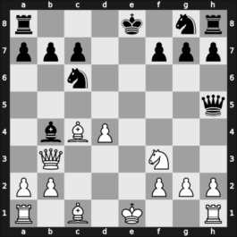 1947 Moscow RUS – Round 1 – Ravinsky, Grigory – 1-0 – Magergut, Alexander Zinovievich – G31
