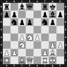 1947 Moscow RUS – Round ? – Novotelnov, Nikolai – 1/2-1/2 – Boleslavsky, Isaac – G35