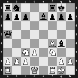 1947 Nt Essen GER – Round 10 – Malitzki – 1/2-1/2 – Unzicker, Wolfgang – G19