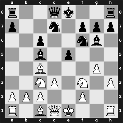 1947 Nt Lueneburg GER – Round 8 – Bogoljubow, Efim – 1-0 – Laaser, Werner – G21