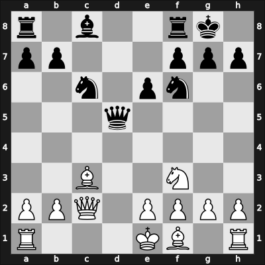 1947 Parnu – Round 1 – Bronstein, David I – 1/2-1/2 – Smyslov, Vladimir – G16