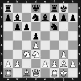 1947 Parnu – Round 1 – Makogonov, Vladimir – 1/2-1/2 – Smyslov, Vladimir – G24