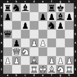 1947 Parnu – Round 1 – Makogonov, Vladimir – 0-1 – Boleslavsky, Isaac – G28