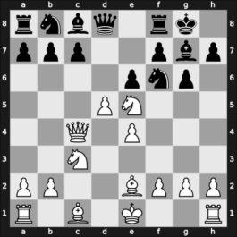 1947 Parnu – Round 1 – Kotov Lundqvist, Alex – 1/2-1/2 – Lilienthal, Andor – G31