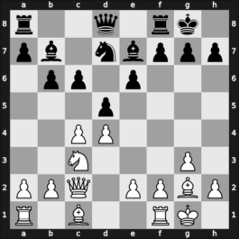 1947 Parnu – Round 1 – Makogonov, Vladimir – 1/2-1/2 – Lilienthal, Andor – G33