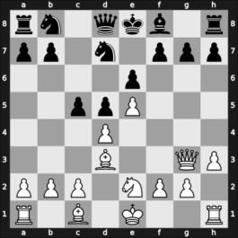 1947 Parnu – Round 1 – Bronstein, David I – 1-0 – Makogonov, Vladimir – G47