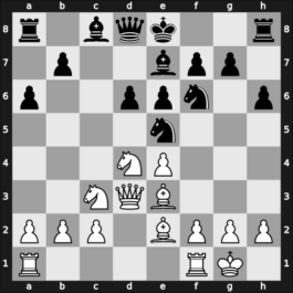 1947 Sverdlovsk – Round 1 – Geller, Efim P – 0-1 – Saigin, Vladimir – G11