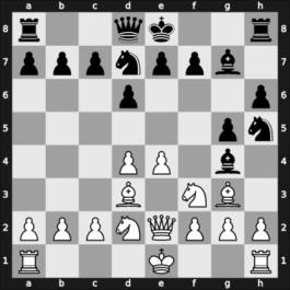 1947 URS Ch sf – Round 2 – Kholmov, Ratmir D – 0-1 – Kasparian, Genrikh – G8