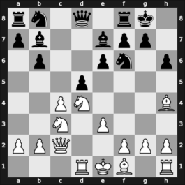 1947 URS Ch, semi final – Round 3 – Chekhover, Vitaly – 1/2-1/2 – Kuzminykh, Evgeny – G21
