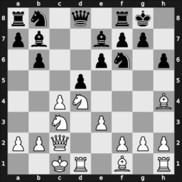 1947 URS Ch, semi final – Round 7 – Sokolsky, Alexey – 0-1 – Vasiljev, Aleksandr – G41