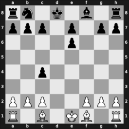 1947 URS Ch, semi final – Round 12 – Chekhover, Vitaly – 1/2-1/2 – Mikenas, Vladas – G74