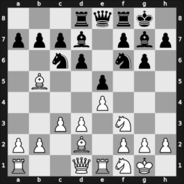 1947 US Open Corpus Christi – Round 13 – Yanofsky, Daniel Abraham – 1-0 – Whitaker, Norman – G10