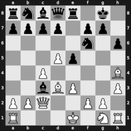 1947 Vienna SCHLECHTER-mem – Round 12 – Kellner, Adolf – 1/2-1/2 – Gruenfeld, Ernst – G27