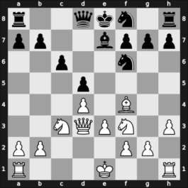 1947 Warsaw – Round 5 – Gligorić, Svetozar – 1-0 – Pytlakowski, Andrzej – G24