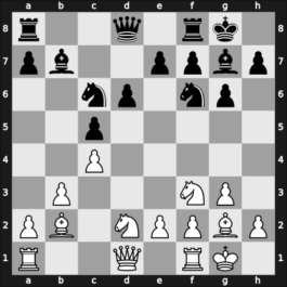 1947 Warsaw – Round 8 – Gruenfeld, Ernst – 0-1 – Gligorić, Svetozar – G41