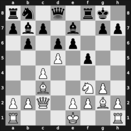 1947 Yugoslavia Ch – Round 3 – Vidmar, Milan Jr – 1-0 – Radojcic, Miroslav – G16