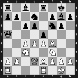 1947 Yugoslavia Ch – Round 5 – Kulzinski, Nikolaj – 0-1 – Tot, Bora – G25