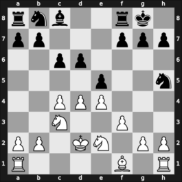 1947 Yugoslavia Ch – Round 13 – Vidmar, Milan Jr – 1/2-1/2 – Bidev, Pavle – G61