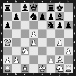 1948 Bad Gastein – Round 1 – Canal, Esteban – 1/2-1/2 – Rossolimo, Nicolas – G7